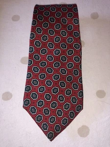Corbata roja para hombre vintage Christian Dior Monsieur - Imagen 1 de 3