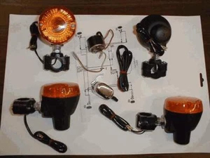 1EA NEW UNIVERSAL TURN SIGNAL KIT FOUR WHEELER TURN SIGNAL KIT ATC185 ATC S1030 - Picture 1 of 3