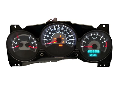 Cuadro de instrumentos velocímetro Chrysler 200 2011-2014 56.473 millas pequeña grieta Foto 1 de 3