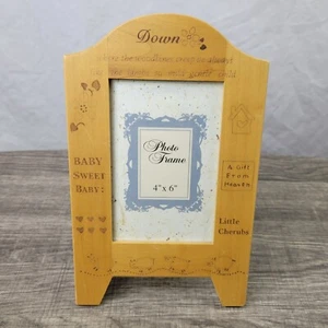 Wooden Baby Themed 4x6 Photo Frame - Picture 1 of 10