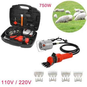 110V 220V Electric Shaft Sheep Goat Shearing Machine Wool Clipper Shear Cutters - Picture 1 of 17