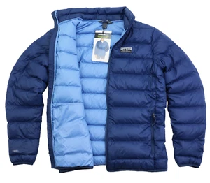 Eddie Bauer Men's Down Packable Jacket Microlight Sizes S-3XL Blue 650 Fill New - Picture 1 of 18