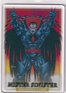 2024 Marvel Masterpieces ’92 Platinum #58 Mister Sinister Plexi Parallel - Picture 1 of 2