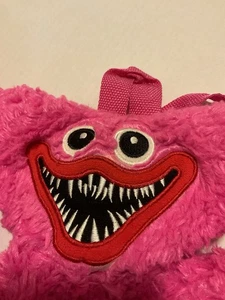 "Felpa Huggy Wuggy Poppy Playtime Red Monster 16"" dientes sonrientes manos adjuntas" - Imagen 1 de 8