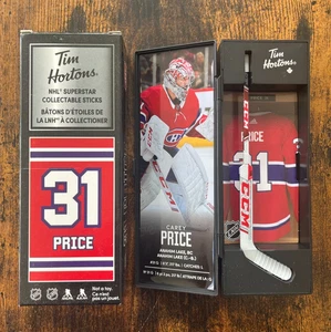 2019-2020 Tim Hortons NHL Superstar Collectible Mini Hockey Sticks Carey Price - Picture 1 of 1