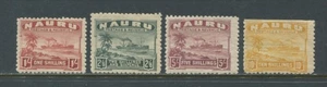 Nauru 1924 high values mint o.g. hinged - Picture 1 of 1