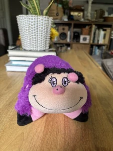 Pillow Pets Pee Wees lila Marienkäfer faltbar weich Plüsch 12 "x 10" - Bild 1 von 16