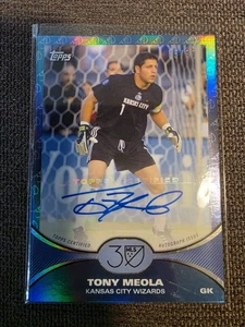 TONY MEOLA 2025 TOPPS MLS 30TH ANNIVERSARY 30TH FOIL AUTO #05/30 KANSAS CITY SKC - Picture 1 of 2