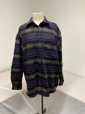 Vintage, Pendleton, Wool Button Up, Size L, Western, (SR107) - Image 1 of 4