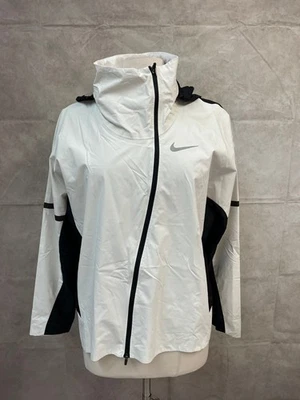 Nike Zonal Aeroshield Women’s Hooded Jacket Full Zip Light Beige/Black Size L - Image 1 of 4