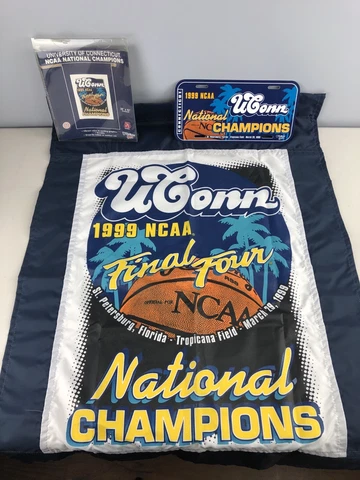1999 NCAA Final Four - Uconn National Championship 28" x 42" Banner - NOS!! Cover