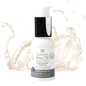 Emu Oil Pure Skin Moisturizer - Nail, Body, Face, Scalp & Hair Moisturizer - Picture 1 of 11