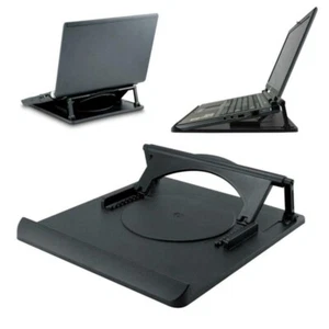 ADJUSTABLE PORTABLE LAPTOP STAND PC TRAY NOTEBOOK DESK TABLE COOLING PAD HOLDER - Zdjęcie 1 z 8