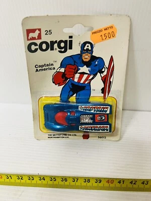 CORGI JUNIOR CAPTAIN AMERICA NUOVISSIMA VINTAGE - Immagine 1 di 4