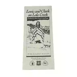 Folleto vintage 1972 Lewis and Clark on Lolo Creek Trail Missoula Montana - Imagen 1 de 4