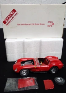 DANBURY MINT 1/24 1958 FERRARI TESTA ROSSA 250 DIECAST MODEL W/BOX MINT z - Picture 1 of 7