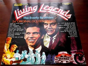 The Everly Brothers  Living Legends 1972  Warwick 5027  Orange Wax UK Impt  VG++ - Picture 1 of 1