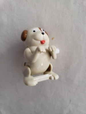 RARE  VINTAGE HANS WIND UP FLIPPING ACTION TOYS DOG TESTED WORKS - Image 1 of 4