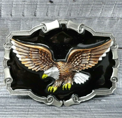 Western Eagle Cinturón Hebilla Vaquero Deportista Espíritu Animal De Colección Años 80 TGABC .XTT60 Foto 1 de 4