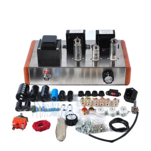 1 Set HiFi 6N2 6P1 Vacuum Tube Amplifier Integrated Stereo Class A Amp DIY Kit - Picture 1 of 6