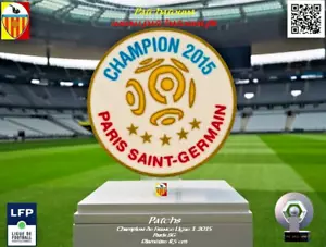 Badge Patch Frankreich 2015/16 Ligue 1 Champion 2015 Paris.SG Fußball Trikot PSG - Bild 1 von 5