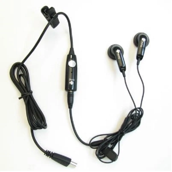 Lot of 10 HTC OEM HEADSET WIRED EARPHONES EARBUDS WITH 3.5MM AUDIO ADAPTER - Image 1 of 4