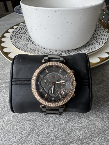 Orologio Donna Michael Kors MK5539 Gunmetal Crystal Acciaio Inox Quarzo C504