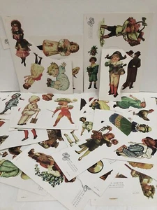 The Gretna Collection Victorian Paper Dolls Cut Incomplete Set Cuted - Picture 1 of 4