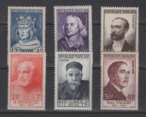 (WH22200) FRANKREICH - 1954, YVERT 989/94, CV 180 €, MNH, SIEHE SCANS - Bild 1 von 2