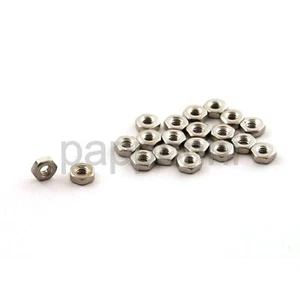 Sloting Plus SP151310 (20) Edelstahlmuttern M2 für 4 mm Schraubenschlüssel - Bild 1 von 3