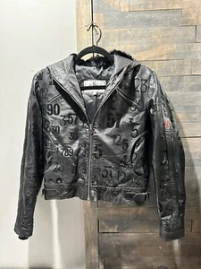 David 2 leather factory womans leather jacket size 40  - Picture 1 of 6
