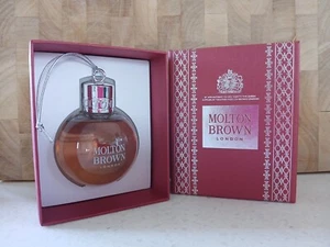Molton Brown London Rhubarb and Rose Festive Bauble. Bath & Shower Gel NEW - Picture 1 of 4