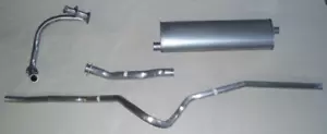 1954-1955 BUICK SPECIAL, CENTURY & SKYLARK SINGLE EXHAUST SYSTEM, ALUMINIZED - Picture 1 of 1