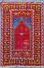 Antique Rug, Anatolian rug, Prayer rug, One of a kind Kilim Rug, 3x5 kilim rug