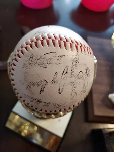 1985 Oakland As Team Autographed Baseball.. Canseco Sutton Dusty Baker Lansford - Picture 1 of 6