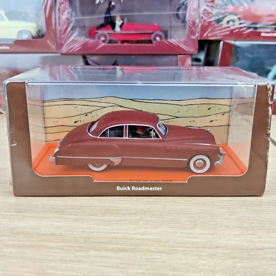 AUTO TINTIN BUICK ROADMASTER TITINTIN NEL PAESE ORO NERO 1:43 NUOVA BTE ARANC... - Immagine 1 di 4