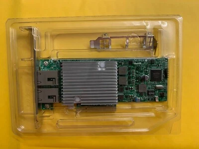 SUPERMICRO AOC-STG-I2T 2-PORT RJ45 10GbE NETWORK ADAPTER CARD (INTEL X540-T2) - Image 1 of 4