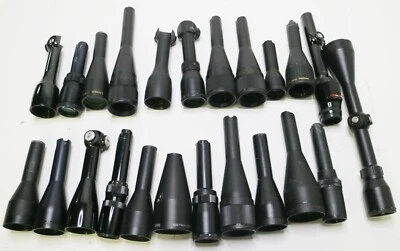 Lot of 23 pcs Broken Bushnell Riflescope Ends / Lenses Parts Elite Banner Trophy - Image 1 of 4