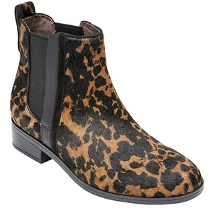 Rockport Para Mujer Larkyn Chelsea Bota al Tobillo Becerro Leopardo Elige Talla y Ancho - Imagen 1 de 5