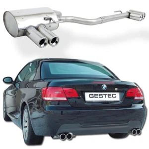 GESTEC Sportauspuff re li je 2x70 einger. BMW 3er E92 Coupé 318i 320i Serienheck - Afbeelding 1 van 8