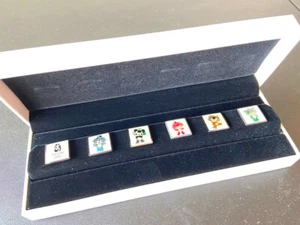 Rare 2008 Beijing Olympics Mascot Pin Set of 6 in Original Gift Box ~ New Mint - Picture 1 of 7