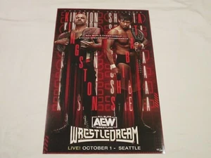 AEW All Elite Wrestling Eddie Kingston Katsuyori Shibata Wrestle Dream 45/50 - Imagen 1 de 10