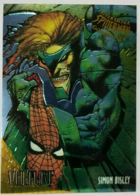 VULTURE Fleer Ultra Spider-man Golden Web Marvel Chase Card #9 Limited Edition. - Image 1 of 2