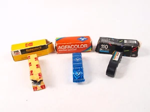 3 x verschiedene 110 Kassetten 2 gebraucht - 1 neu - Bild 1 von 2