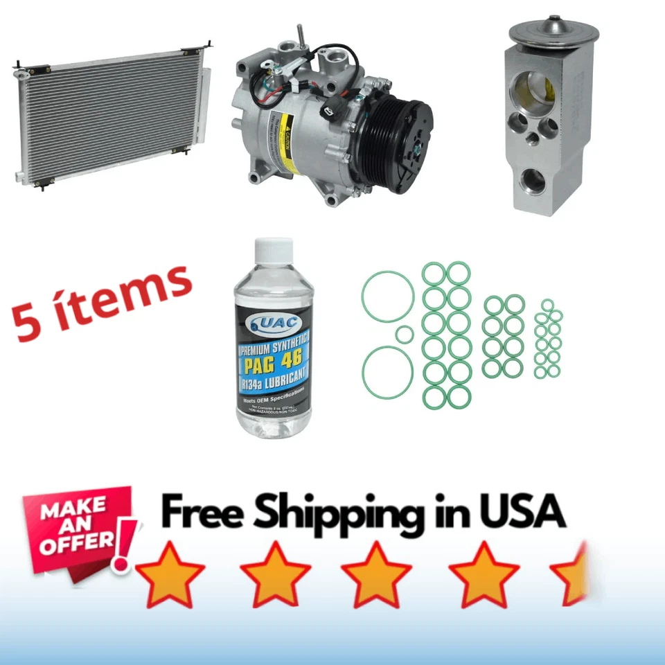 Комплект компрессора кондиционера подходит для Honda CR-V 2002-2006 - Изображение 1 из 1