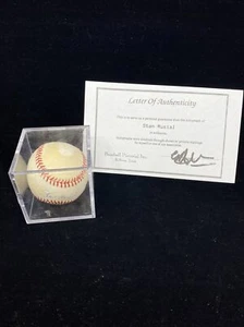 Stan Musial Autographed Signed Baseball with COA  and Display Box GREAT PIECE! - Picture 1 of 8
