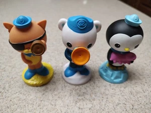 Fisher-Price Oktonauten Lot 3 Bad Squirters Cake Topper Figuren Spielzeug - Bild 1 von 17