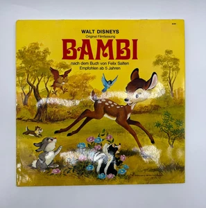 Walt Disneys Bambi Schallplatte Vinyl LP 1969 Felix Salten Original Filmfassung - Bild 1 von 15