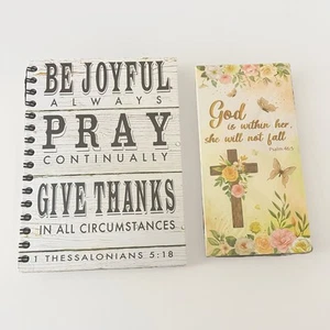 Christian Journal Be Joyful Always Bible Verse Scripture Thee 5:16-18 & BONUS - Picture 1 of 8