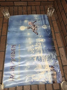 Vintage Original 1988 Iron Maiden Seventh Son of a Seventh Son Rock Band Poster - Picture 1 of 3